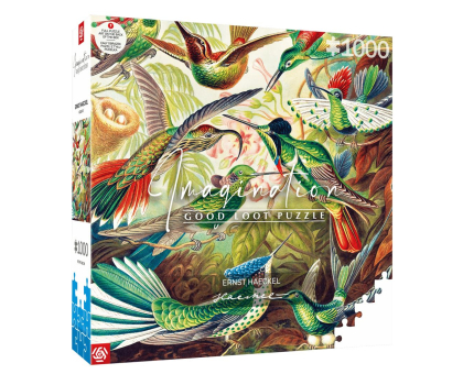 Puzzle z gier Merch Ernst Haeckel Hummingbirds/Kolibry Puzzles 1000